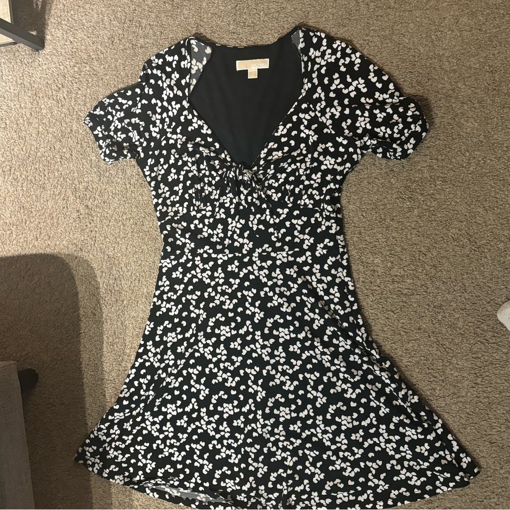 Michael Kors printed fit and flare dress
